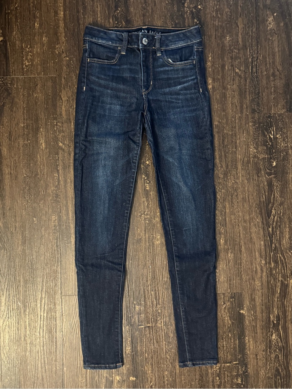 American Eagle Outfitters Dark Blue Skinny Jeans